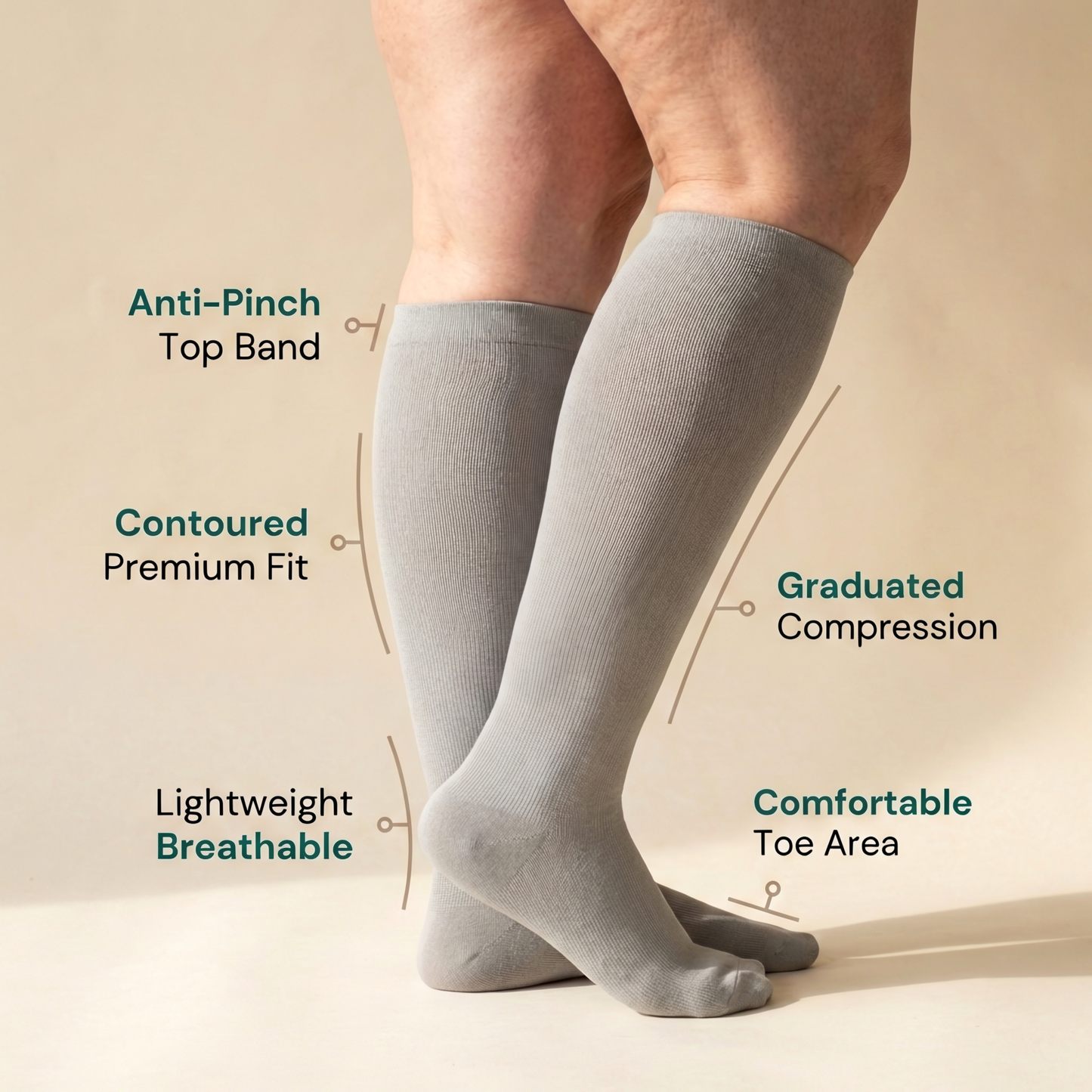 GentleFlow Daily Relief Compression Socks